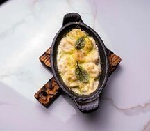 Запеченные пельмени