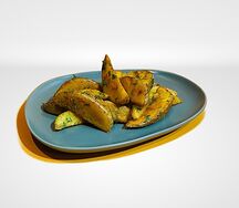 Деревенский картофель с зеленью