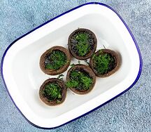 Шампиньоны печёные