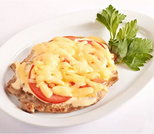 Свинина запеченная под сыром