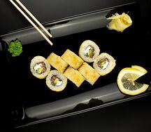 Темпура с лососем