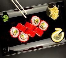 Калифорния с лососем терияки