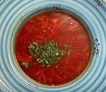 Борщ с говядиной по-царски