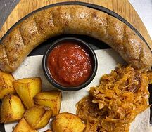 Колбаски домашние со свининой 