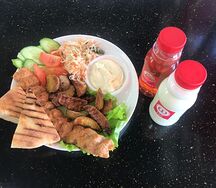 Бизнес-ланч с люля из курицы