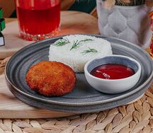 Д* Куриные котлеты с рисом