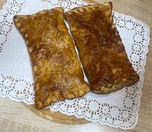 Слойка курица грибы