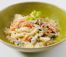 Сырные макарошки