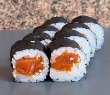 Мини с лососем