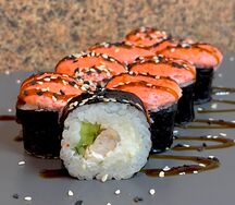 Запеченный с курицей