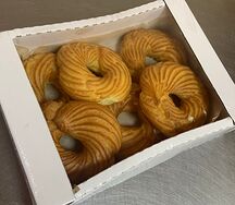 Кольцо со сливочным кремом 