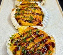 Морские гребешки сливочно-чесночные