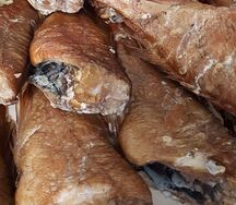 Морской окунь горячего копчения