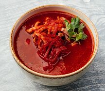 Борщ с курицей