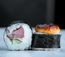 Запечённый чёрный с тунцом
