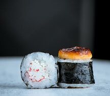Запеченный мини с крабом