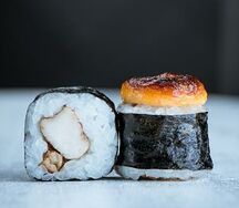Запеченный мини с курицей