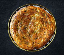 Лаваш с луком и зеленью