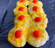 Запечённый мини ролл с крабом 8 шт