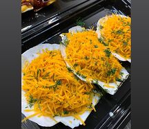 Морские гребешки на створке