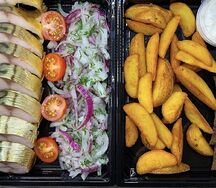 Скумбрия с картофелем