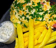 Крыло ската под сырной шапкой