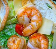 Цезарь с морепродуктами