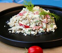Салат с куриным филе