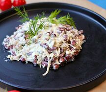 Салат с Красной Фасолью