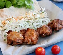 Шашлык из cвинoй шеи