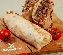 Блин с куриной печенью