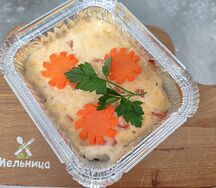 Картофель запеченный с курицей