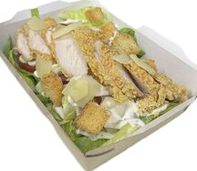 Салат Цезарь с куриными стрипсами