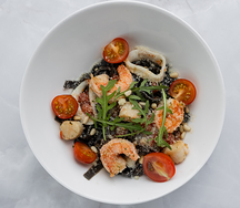 Паста сицилийская с морепродуктами