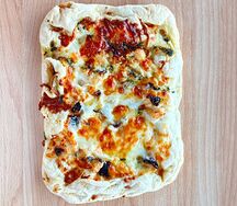 Римская пицца Курица с песто