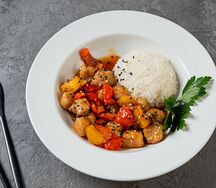 Курица в кисло-сладком соусе
