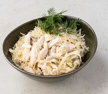 Паста Курица-грибы