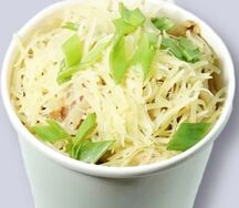 Вок Карбонара с курицей