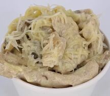Паста Курица-грибы