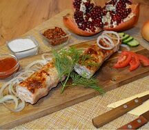 Люля-кебаб куриный с орехами