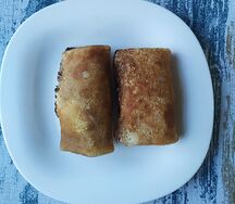 Блины с творогом