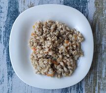 Перловка с овощами
