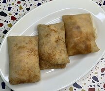 Блины с творогом
