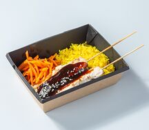Шашлычки терияки с рисом