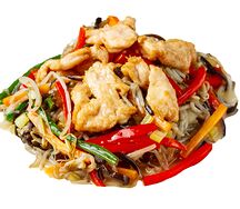 Той-а-wok с цыпленком чили