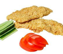 Курица в кунжуте