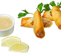 Рисовые рулетики с уткой