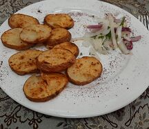 Шашлык из картофеля