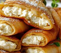 Блины с творогом