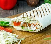 Шаурма maxi овощная с сыром